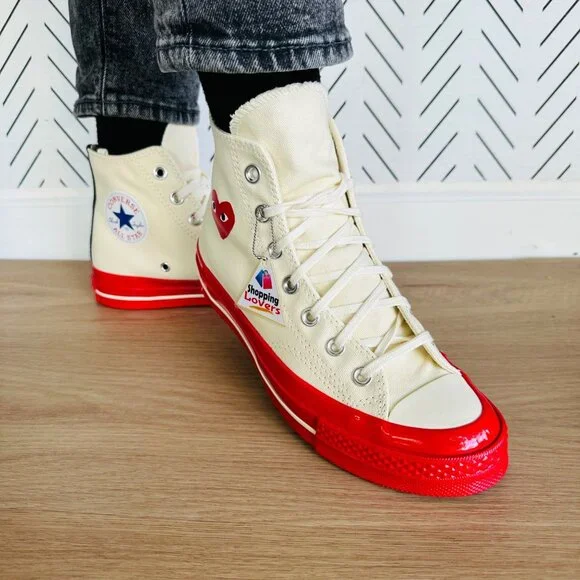 ❤️Converse Chuck Taylor All Star70 Comme des Garcons PLAY Sz 4 Men Shoes A01794C